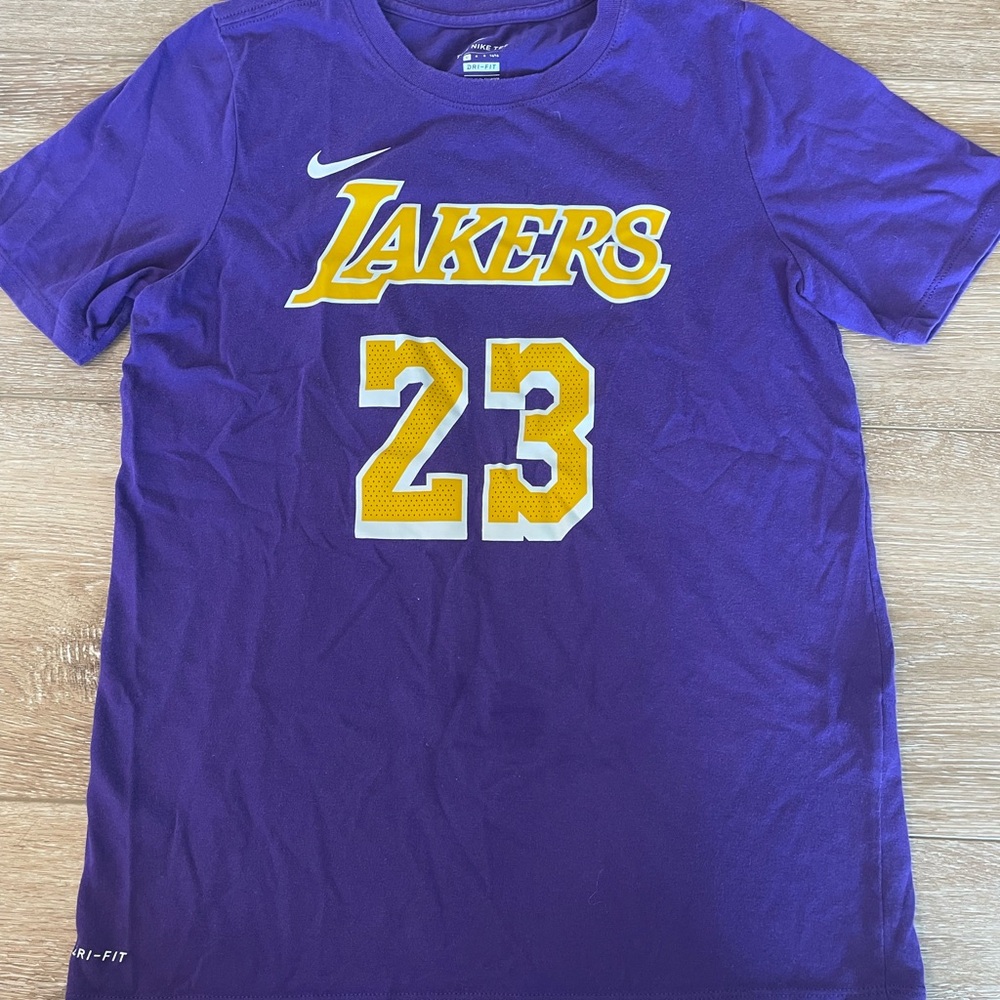 Nike Kids Lakers Purple and Yellow Jersey